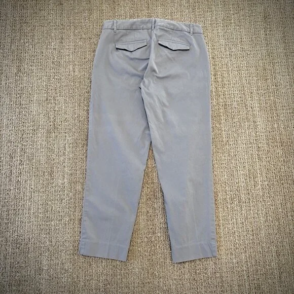 J. Crew Stretch City Fit Cropped Skimmer Pants in Grey, Size 4 - Picture 3 of 10